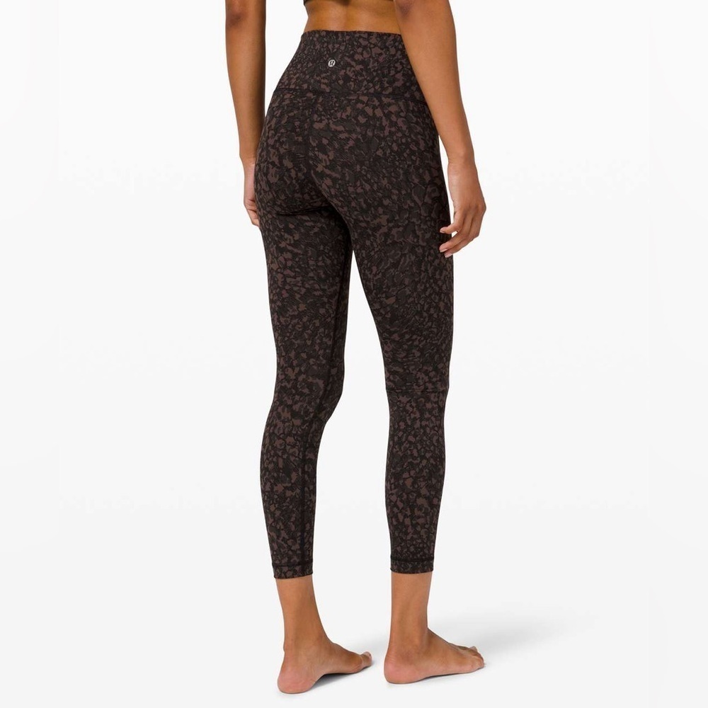 Lululemon Wunder Under High-Rise Tight 25" Wild Thing Camo Brown Earth Multi 4